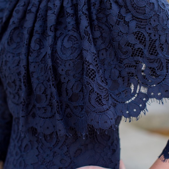❌SOLD❌DAINTY JEWELL’S! NAVY LACE ANTEBELLUM DRESS! - Picture 2 of 5